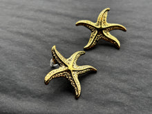 Load image into Gallery viewer, Stainless Steel Starfish Earrings
