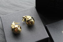 Load image into Gallery viewer, Stainless Steel Textured Tear Drop Earrings
