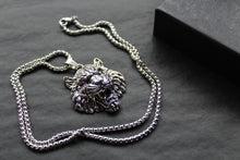Load image into Gallery viewer, Stainless Steel Tiger&#39;s Head Necklace
