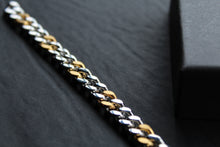 Load image into Gallery viewer, Stainless Steel and Gold IP Polished Bracelet
