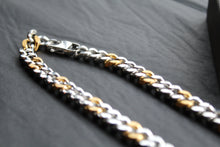 Load image into Gallery viewer, Stainless Steel and Gold IP Polished Necklace
