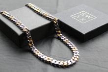 Load image into Gallery viewer, Stainless Steel and Gold IP Polished Necklace
