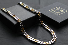 Load image into Gallery viewer, Stainless Steel and Gold IP Polished Necklace
