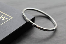 Load image into Gallery viewer, Stainless Steel Rhinestone Bangle
