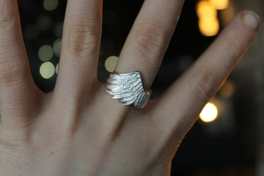 Statement Angel Wing Ring