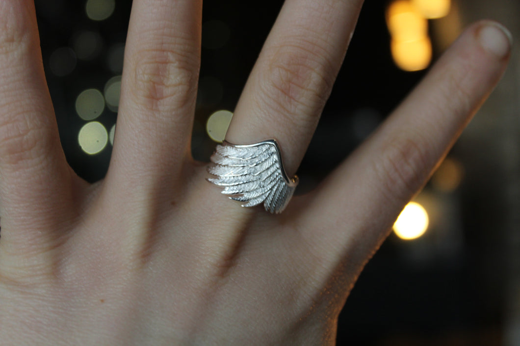 Statement Angel Wing Ring