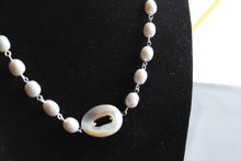 Load image into Gallery viewer, Sterling Silver Mother of Pearl Necklace
