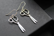 Load image into Gallery viewer, Sterling Silver Scissors Earrings
