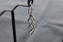 Load image into Gallery viewer, Sterling Silver Spiral Drop Earrings
