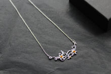 Load image into Gallery viewer, Sterling Silver and Gold Plated Daffodil Necklace
