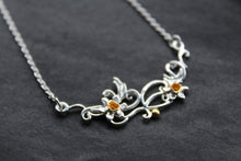 Load image into Gallery viewer, Sterling Silver and Gold Plated Daffodil Necklace
