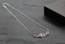 Load image into Gallery viewer, Sterling Silver and Gold Plated Daffodil Necklace
