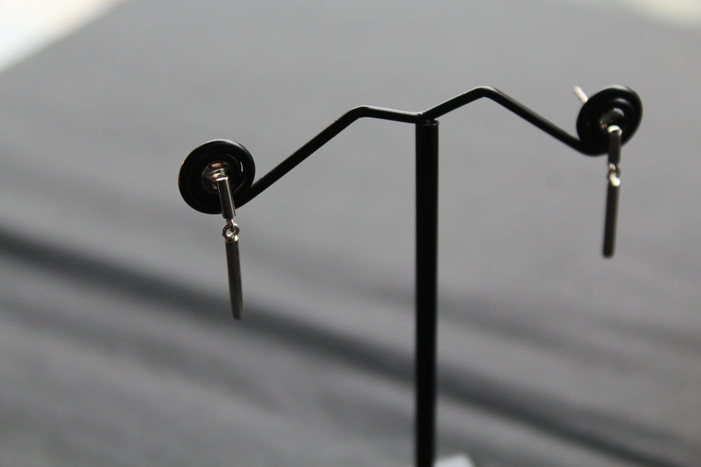 Studs of Hope - Minimalist Silver Bar Stud