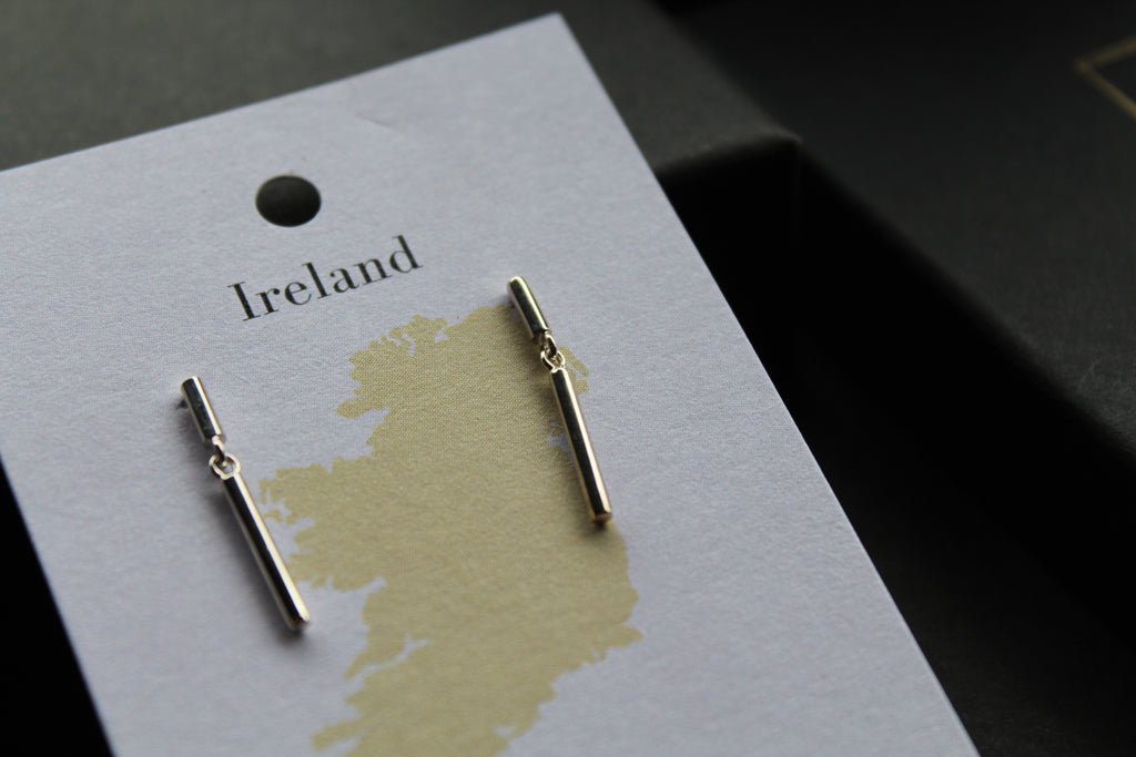 Studs of Hope - Minimalist Silver Bar Stud