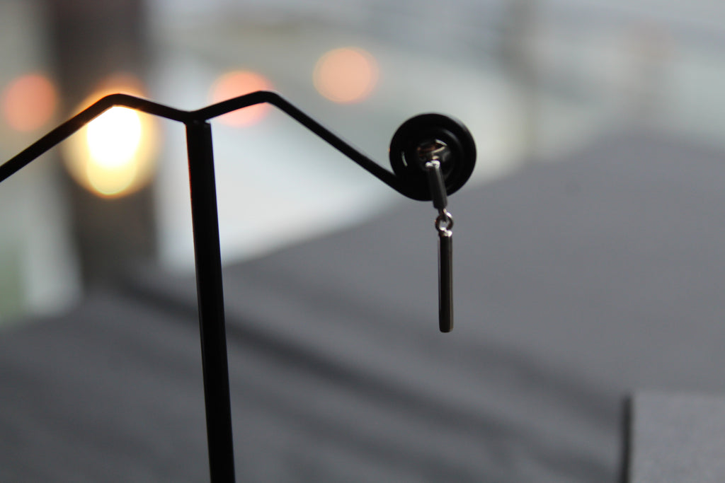 Studs of Hope - Minimalist Silver Bar Stud