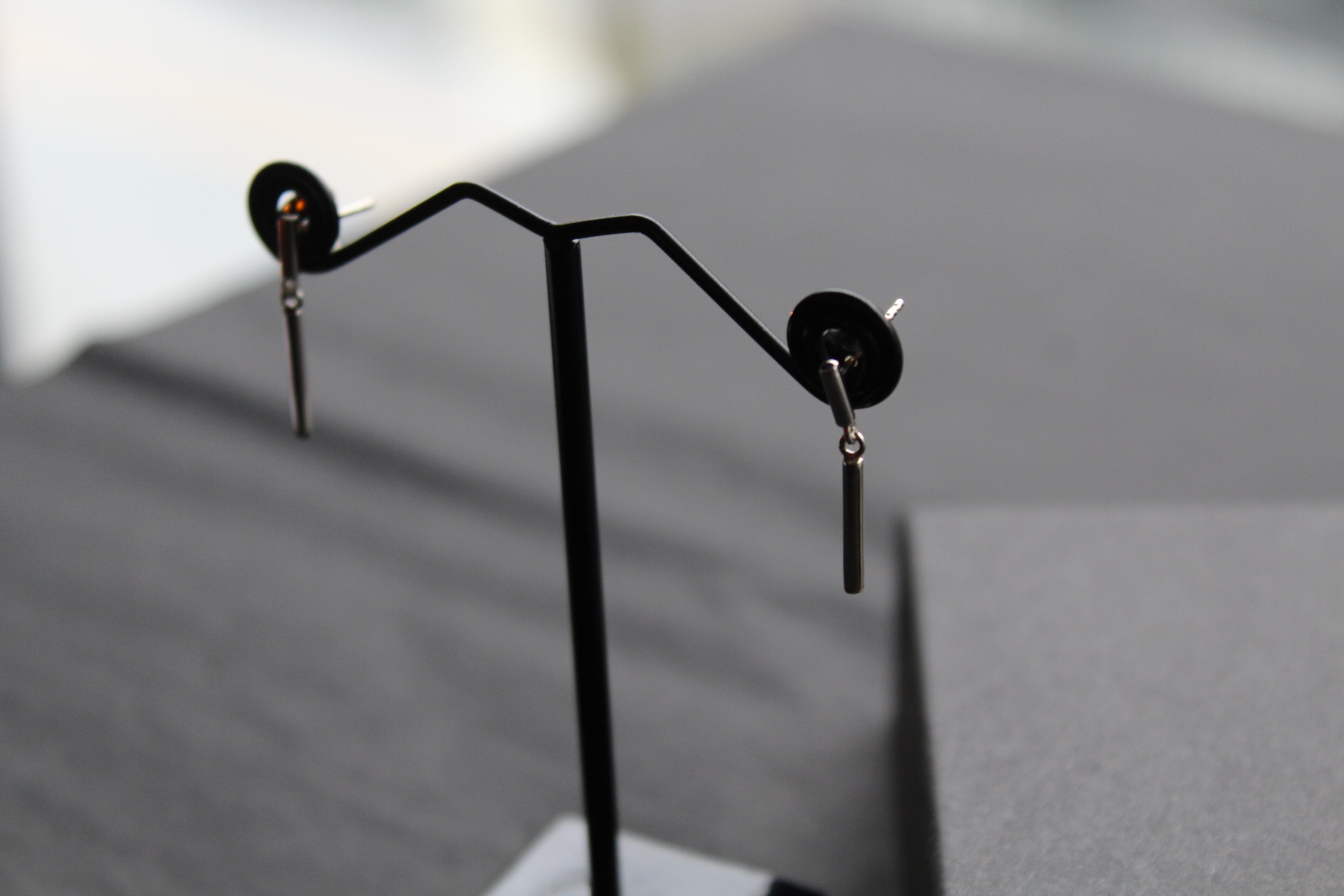 Studs of Hope - Minimalist Silver Bar Stud
