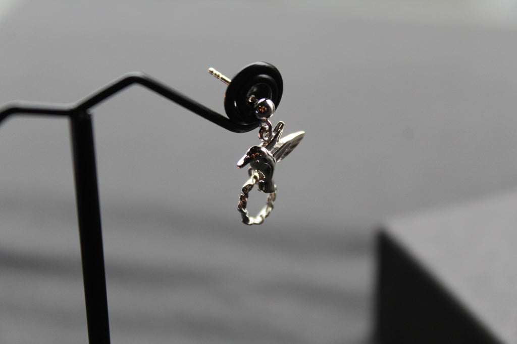 Studs of Hope - Silver Hummingbird Stud