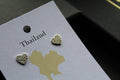 Studs of Hope - Silver Textured Heart Stud