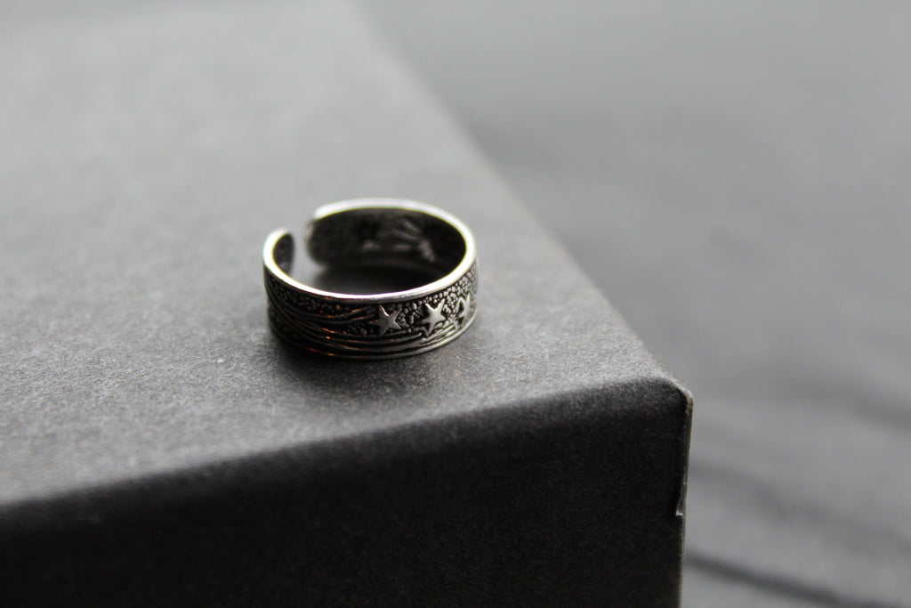 Sun Moon and Stars Toe Ring