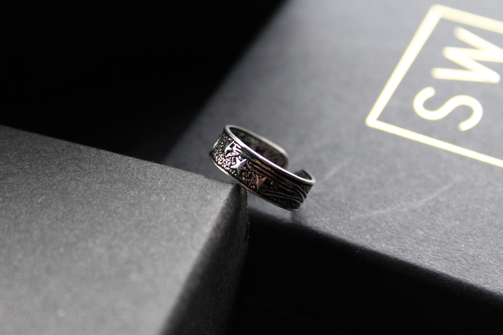 Sun Moon and Stars Toe Ring