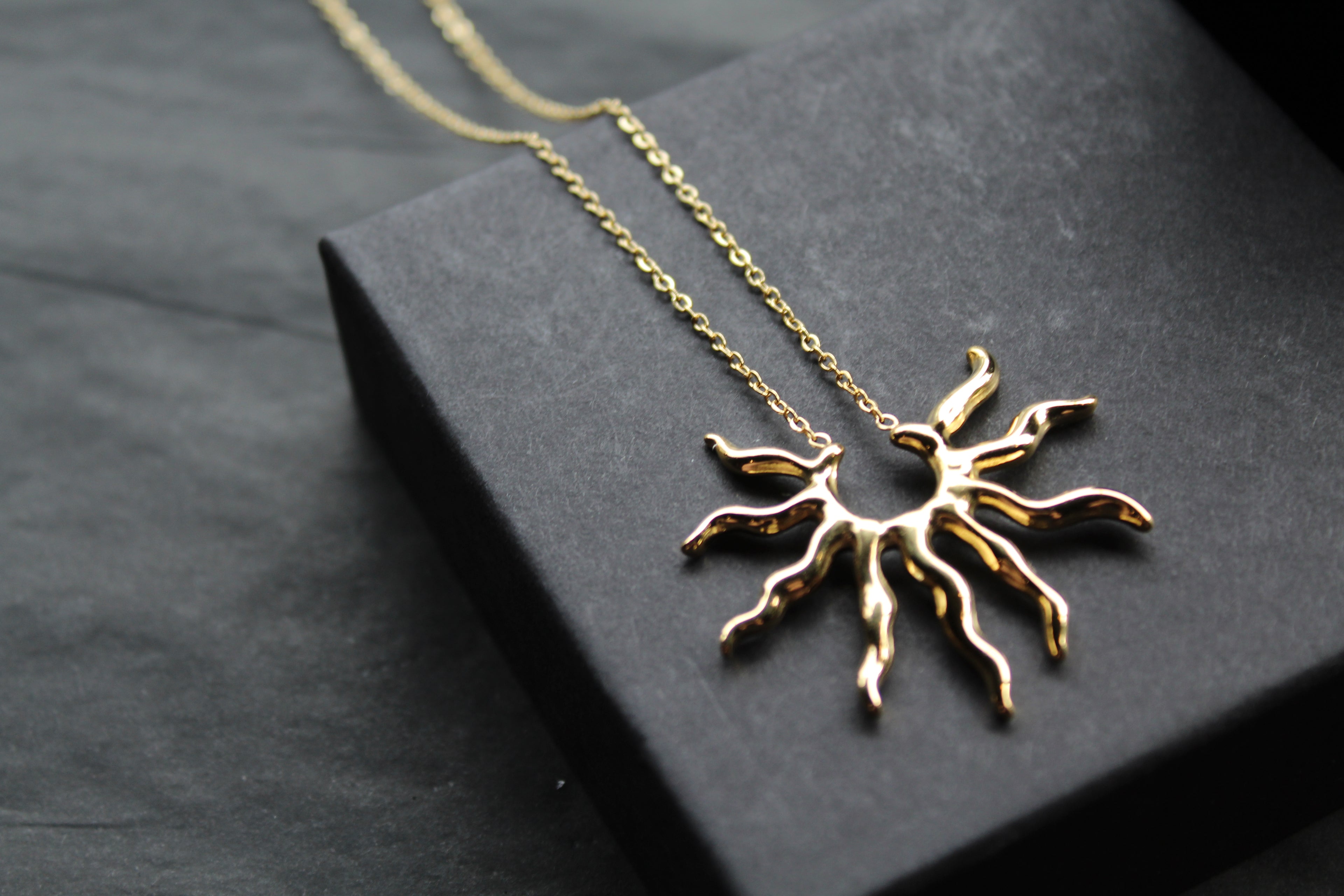 Sunbeam Necklace in Stainless Steel
