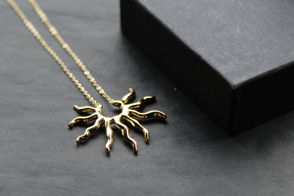 Sunbeam Necklace in Stainless Steel