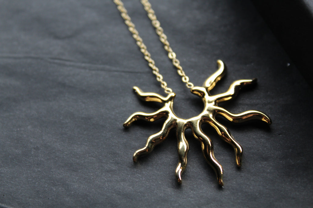 Sunbeam Necklace in Stainless Steel