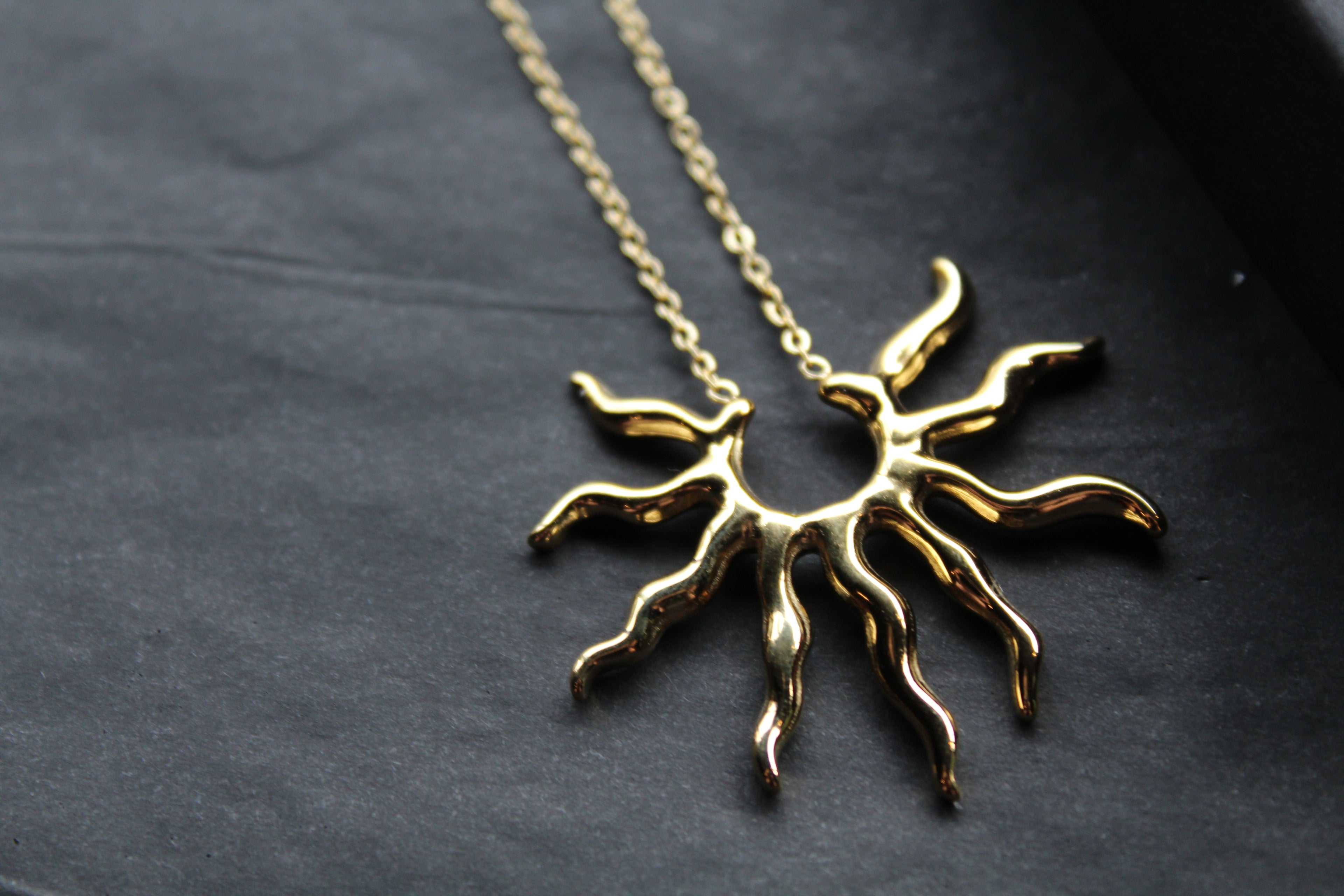 Sunbeam Necklace in Stainless Steel