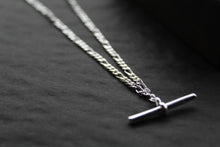 Load image into Gallery viewer, T-Bar Link Silver Chain Necklace
