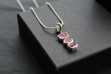 Load image into Gallery viewer, Tourmaline, Ruby and Carnelian Gem Stone Necklace
