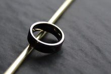 Load image into Gallery viewer, Tungsten Carbide Ring with Black &amp; Red Carbon Fibre
