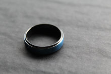 Load image into Gallery viewer, Tungsten Carbide Ring with Brushed Blue IP Plate
