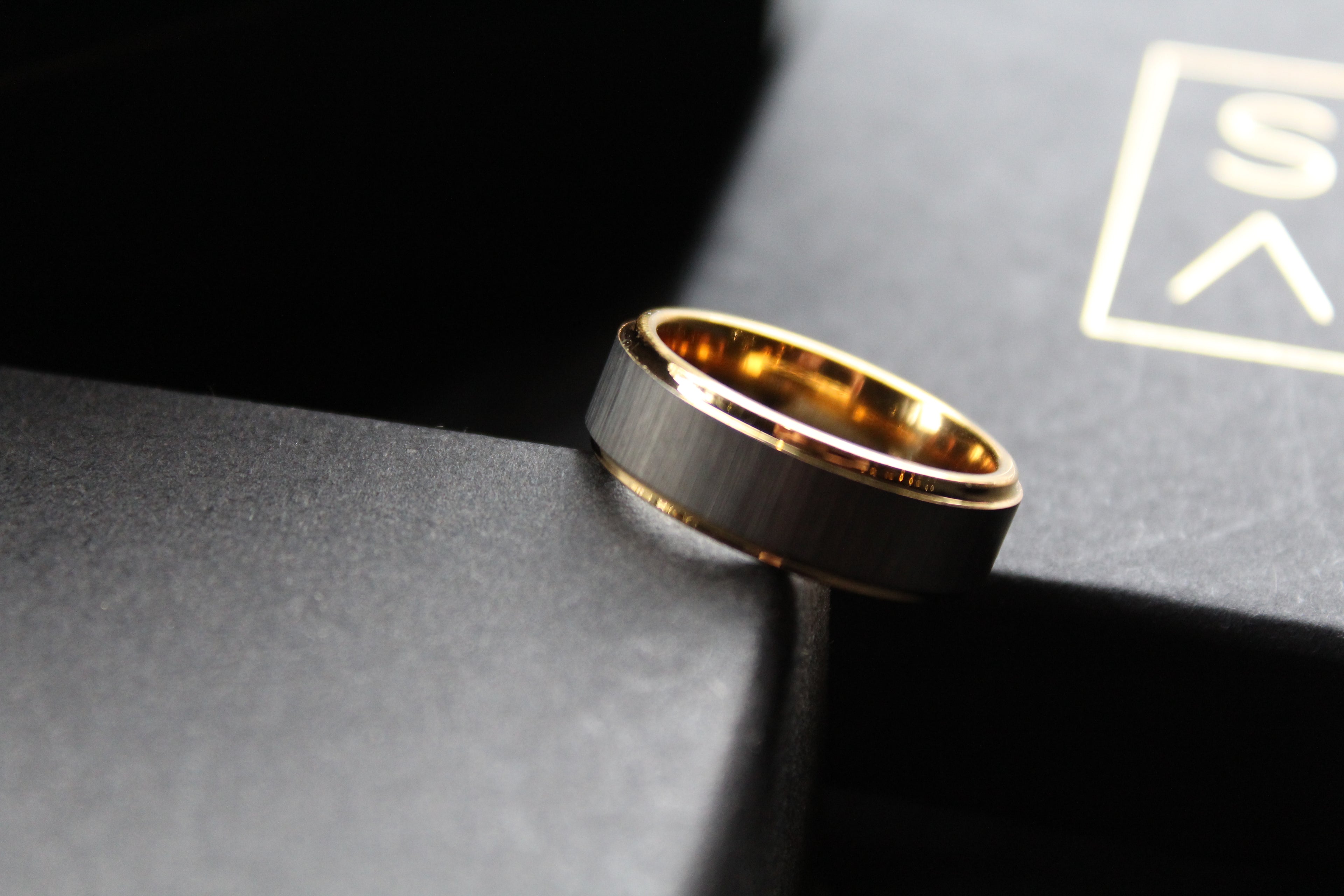Tungsten Carbide two tone Ring
