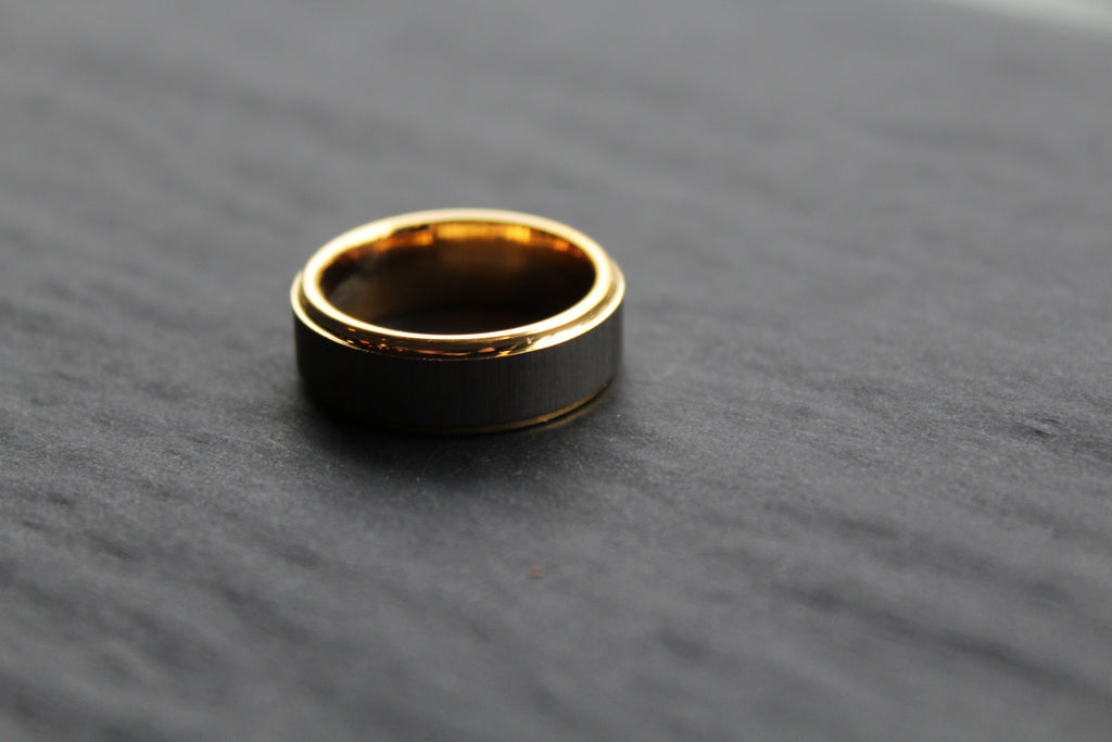 Tungsten Carbide two tone Ring