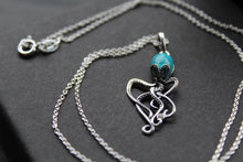 Load image into Gallery viewer, Turquoise Octopus Necklace
