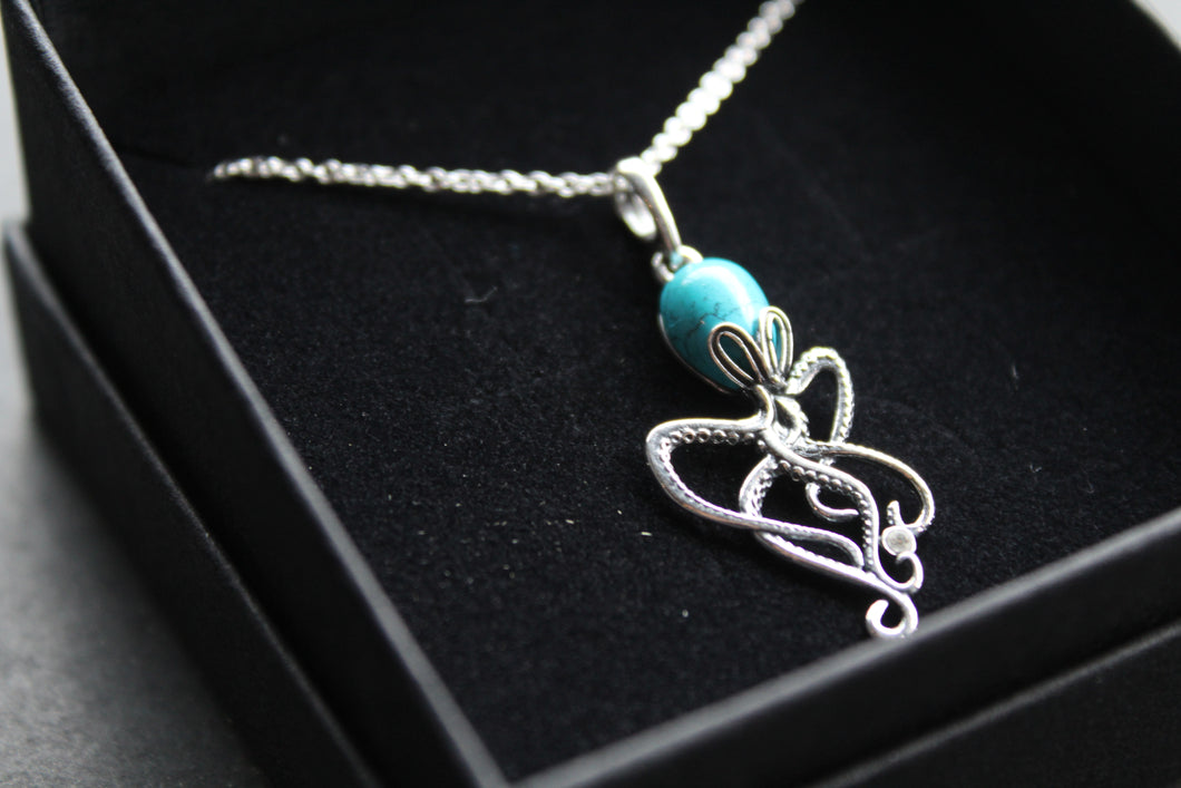 Turquoise Octopus Necklace