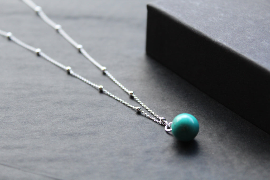 Turquoise Satellite Necklace