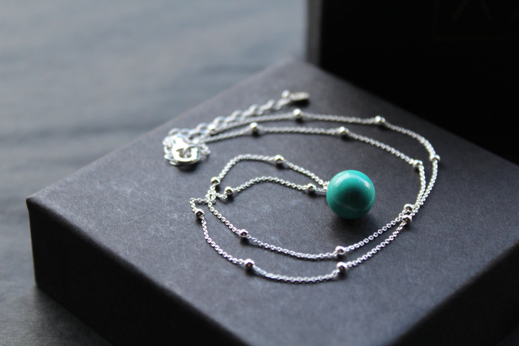 Turquoise Satellite Necklace