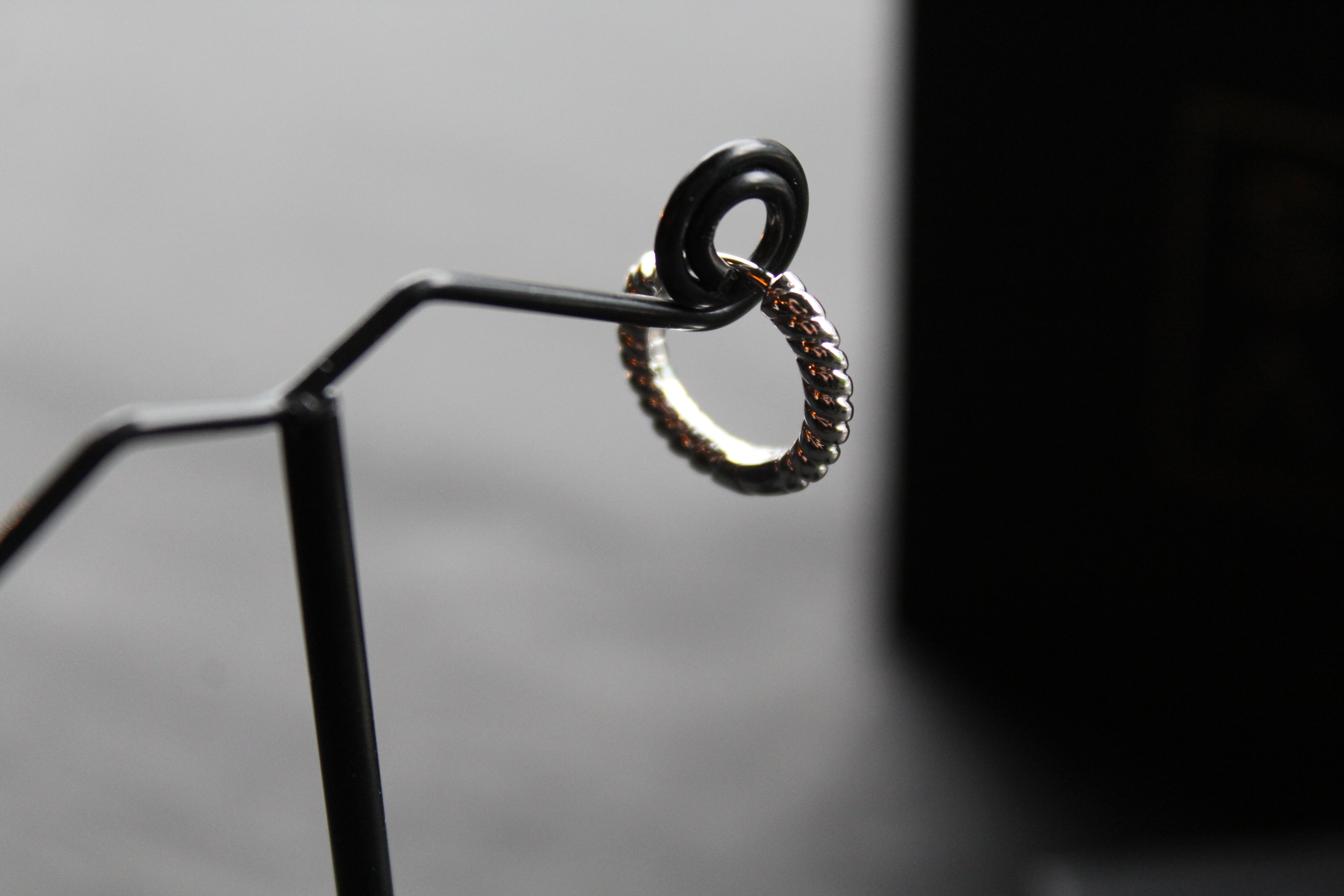 Twisted Circle Hoops