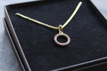 Load image into Gallery viewer, Twisted Circle Necklace
