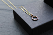 Load image into Gallery viewer, Twisted Circle Necklace
