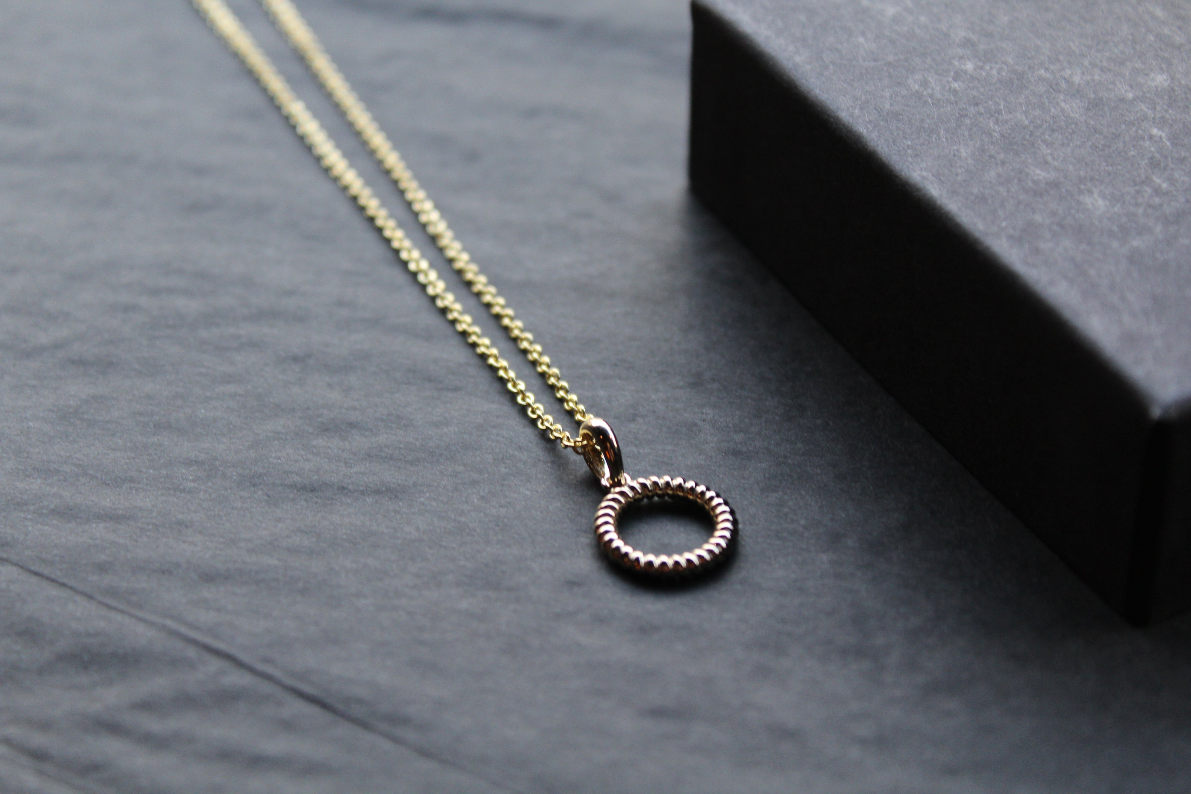 Twisted Circle Necklace