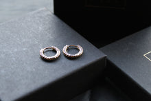Load image into Gallery viewer, Twisted Circle Hoops

