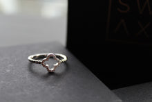 Load image into Gallery viewer, Vintage Clover Silver Ring
