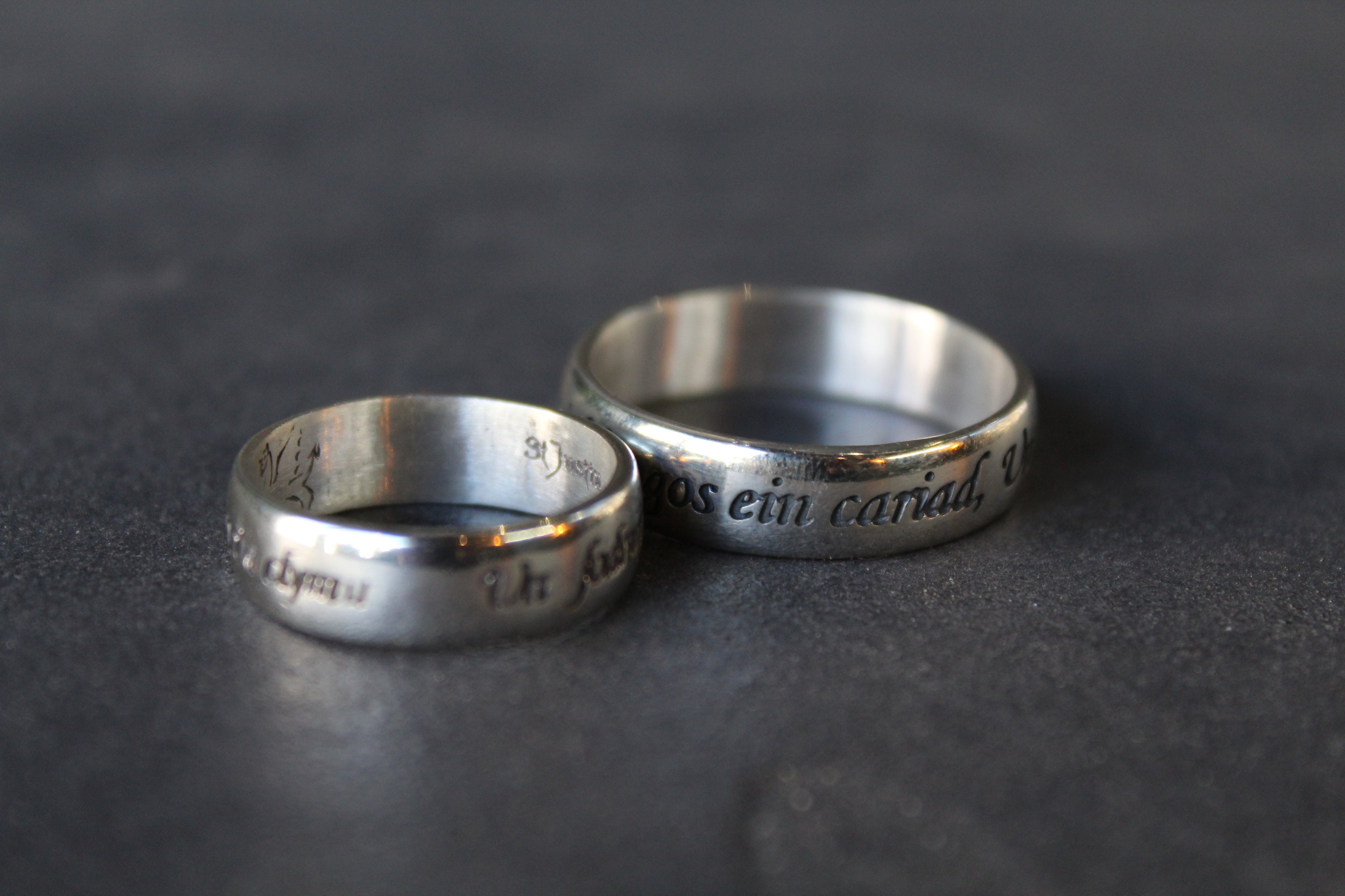 Welsh Silver Love Ring