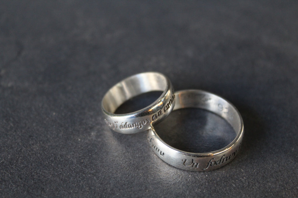 Welsh Silver Love Ring