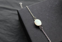 Load image into Gallery viewer, White Opalite Chain Bracelet
