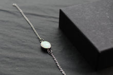 Load image into Gallery viewer, White Opalite Chain Bracelet
