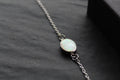 White Opalite Chain Bracelet