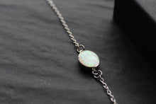 Load image into Gallery viewer, White Opalite Chain Bracelet
